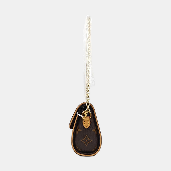Pochette Camille Monogram Coated Canvas Brown
