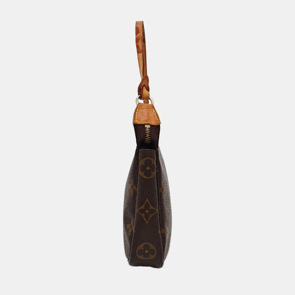 ACCESSOIRES Monogram Coated Canvas Brown