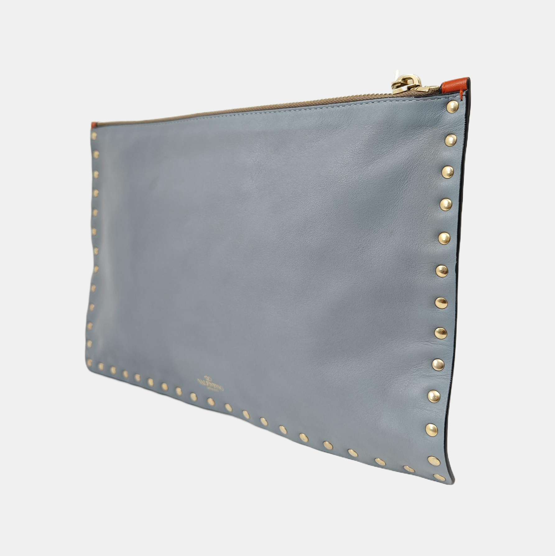 Rockstud Calfskin Blue