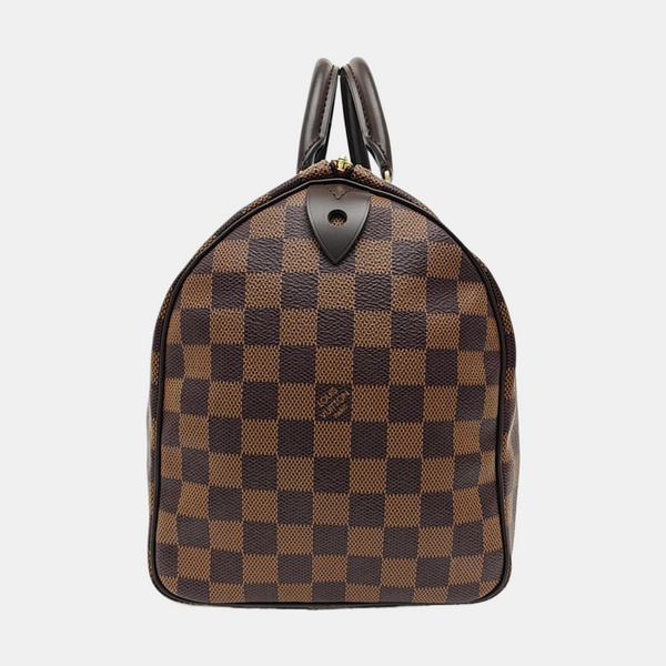 SPEEDY 30 Damier Ebene Coated Canvas Brown