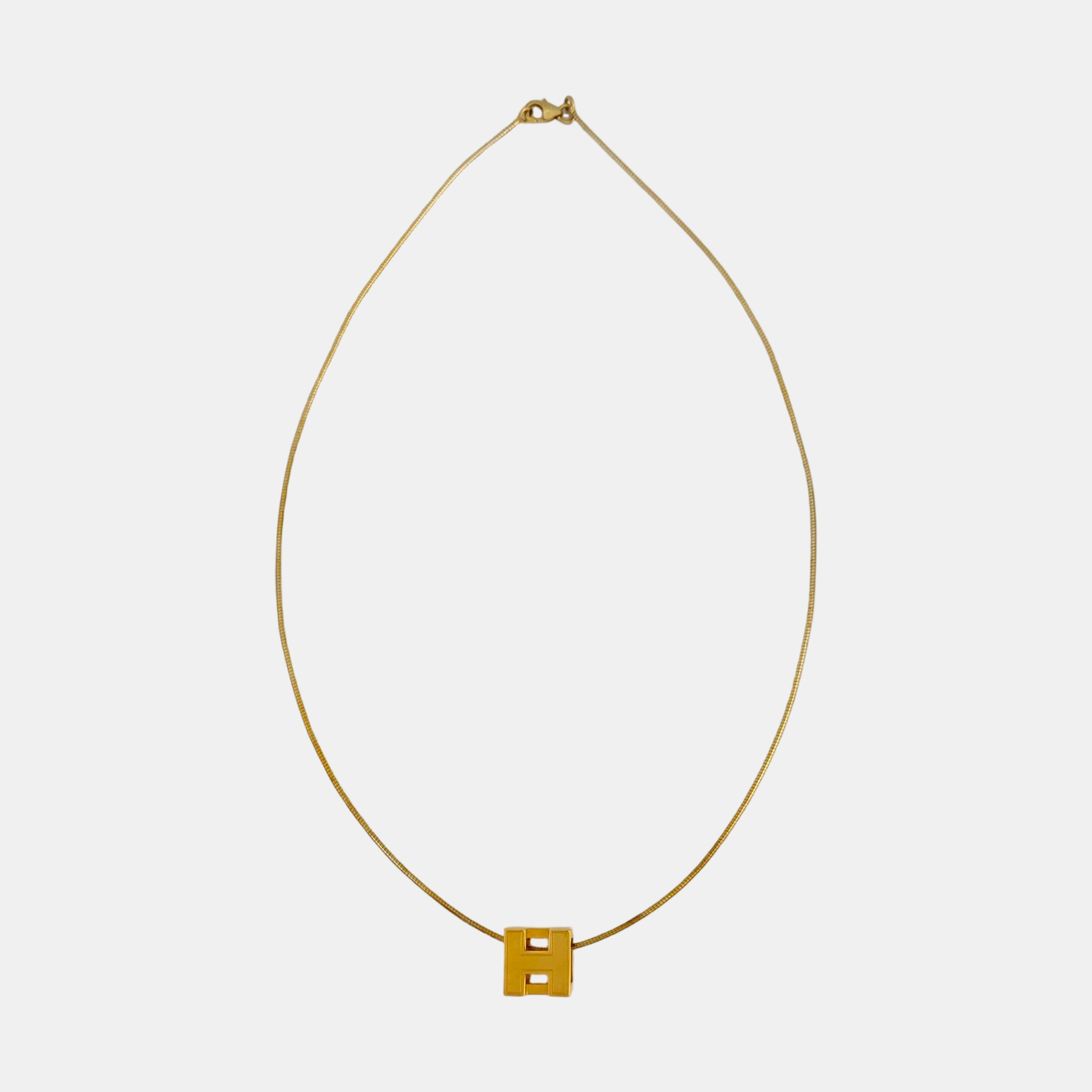 Cage D'h 925 Sterling Silver Gold Necklace