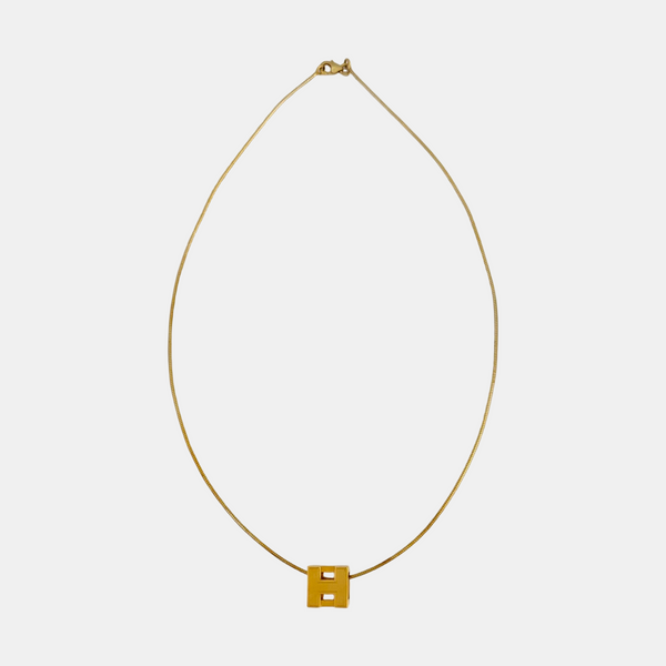 Cage D'h 925 Sterling Silver Gold Necklace