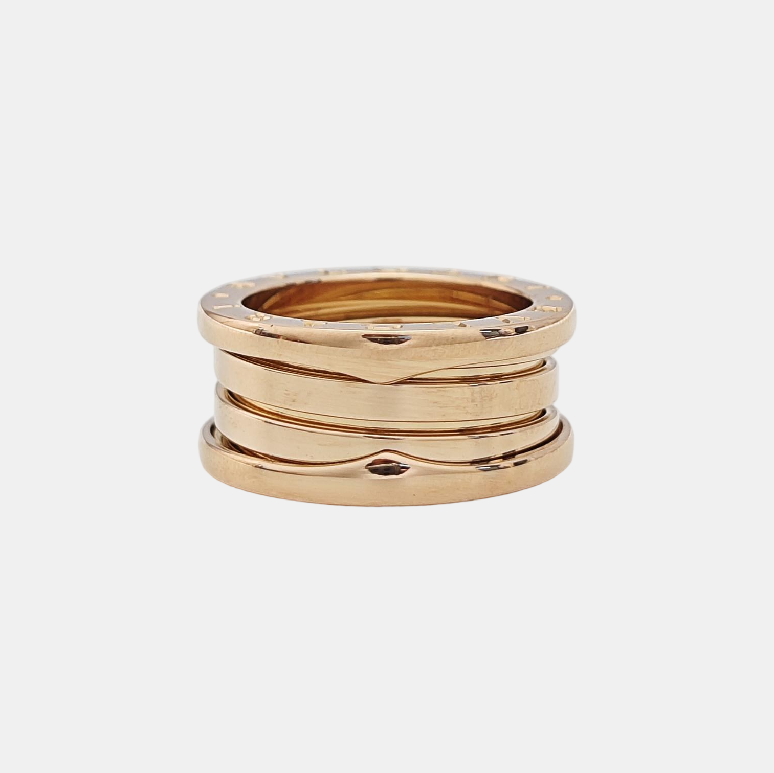 B.ZERO1 18k Rose Gold Ring EU 50