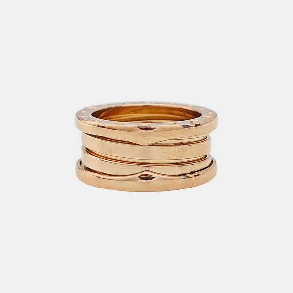 B.ZERO1 18k Rose Gold Ring EU 50