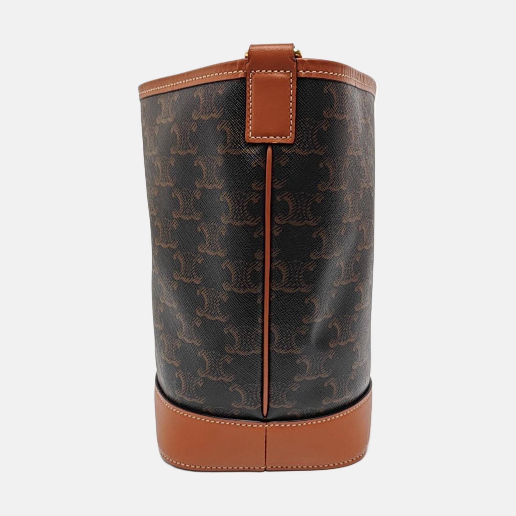 TRIOMPHE CANVAS Small Coated Canvas Brown