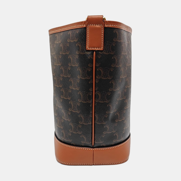 TRIOMPHE CANVAS Small Coated Canvas Brown