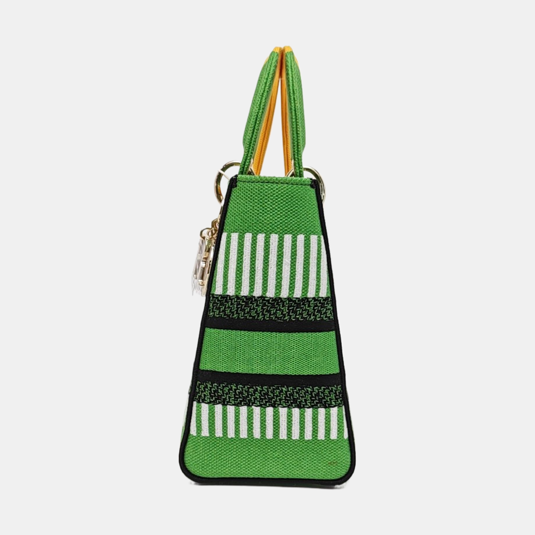 Authenticated pre-owned  Lady D-Lite Medium Fabric Multicolor - Tote Bag at Looply