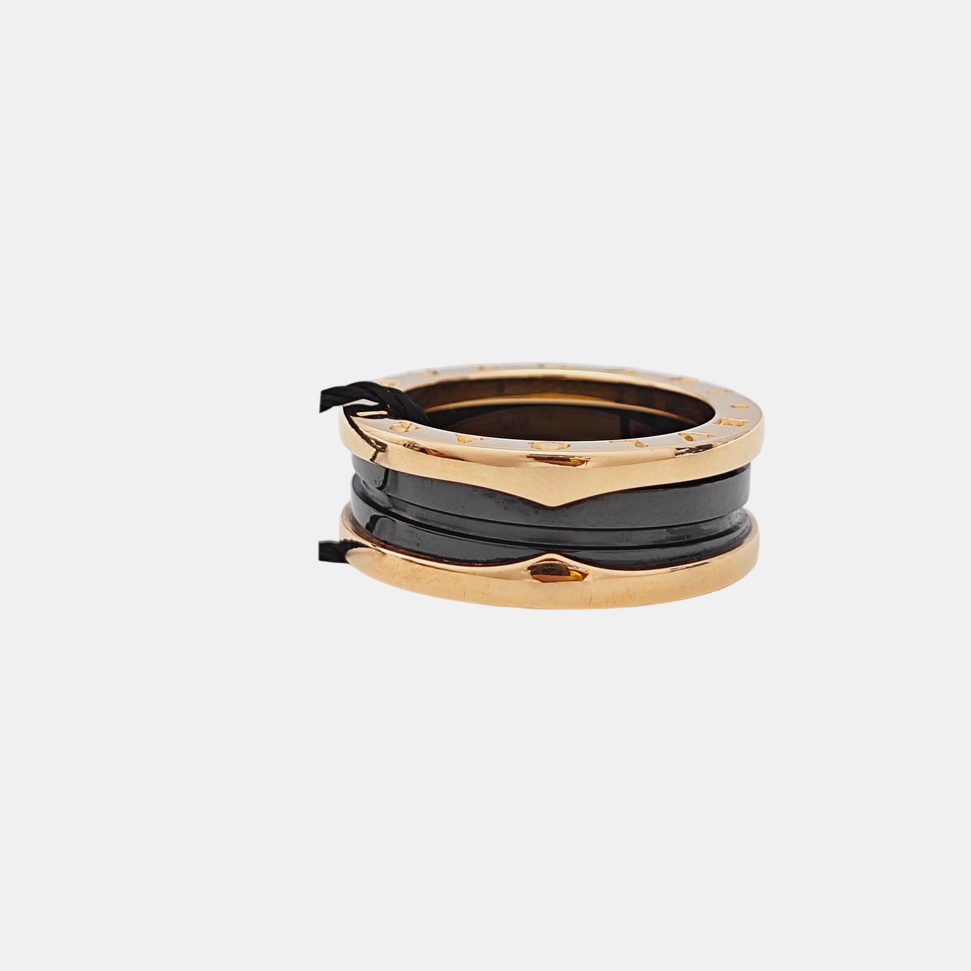 B.ZERO1 18k Rose Gold Ring EU 55