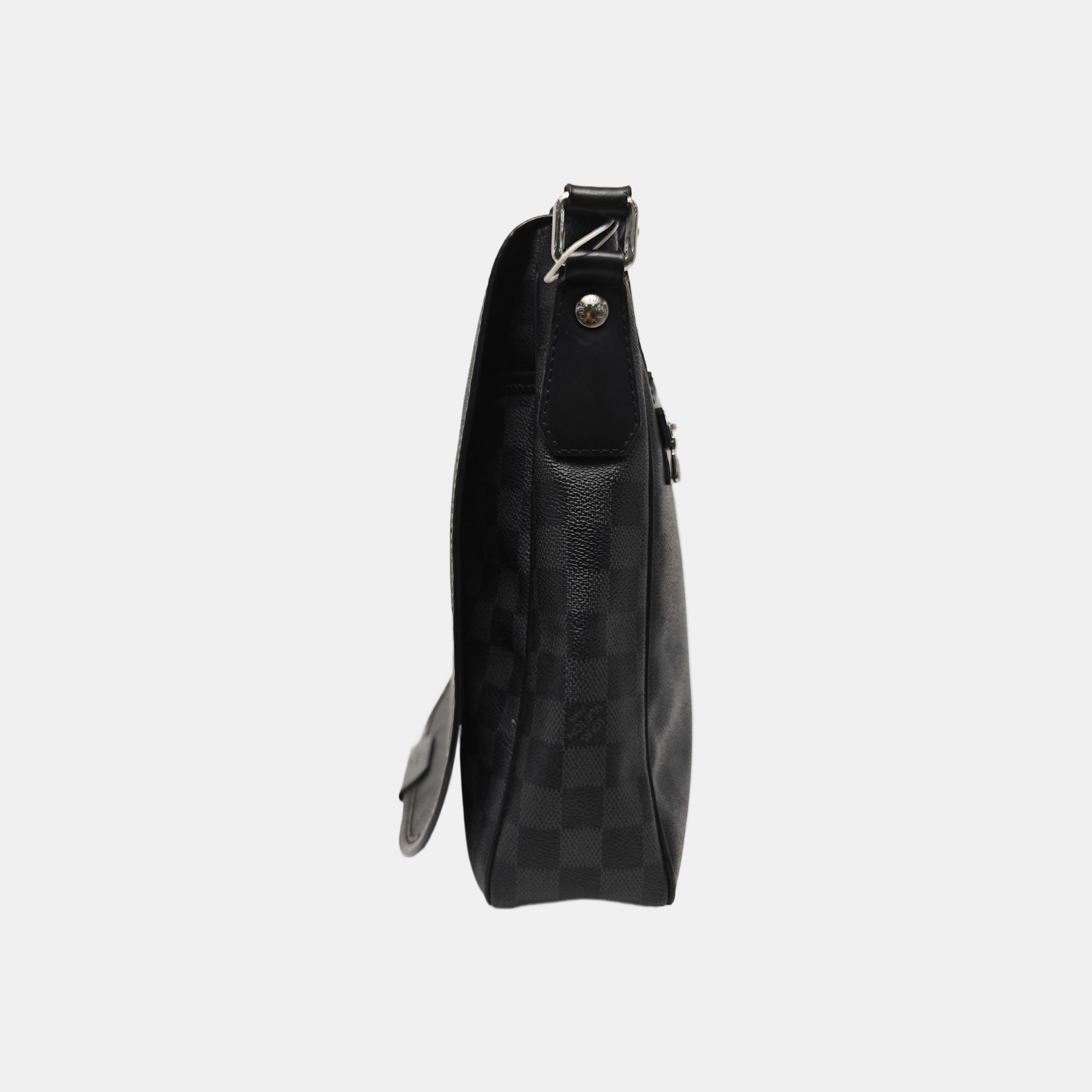 DANIEL Damier Graphite Coated Canvas Gray