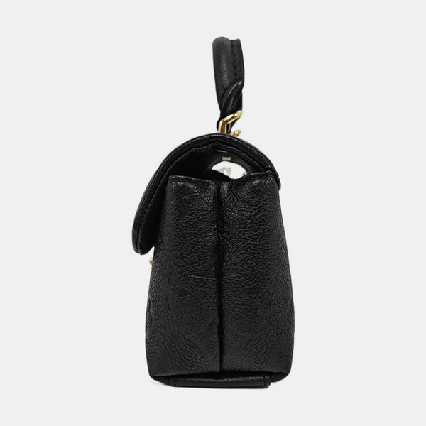 MADELEINE Nano Monogram Calfskin Black