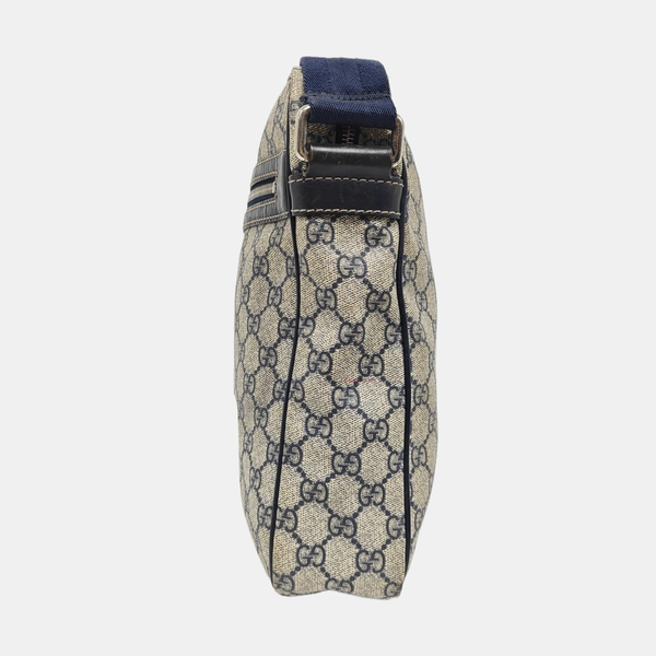 Monogram Coated Canvas Shoulder Bag Brown
