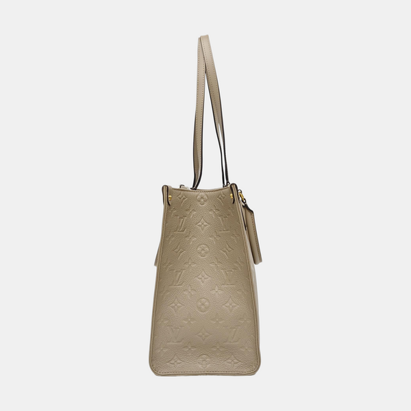 ONTHEGO MM Monogram Calfskin Gray