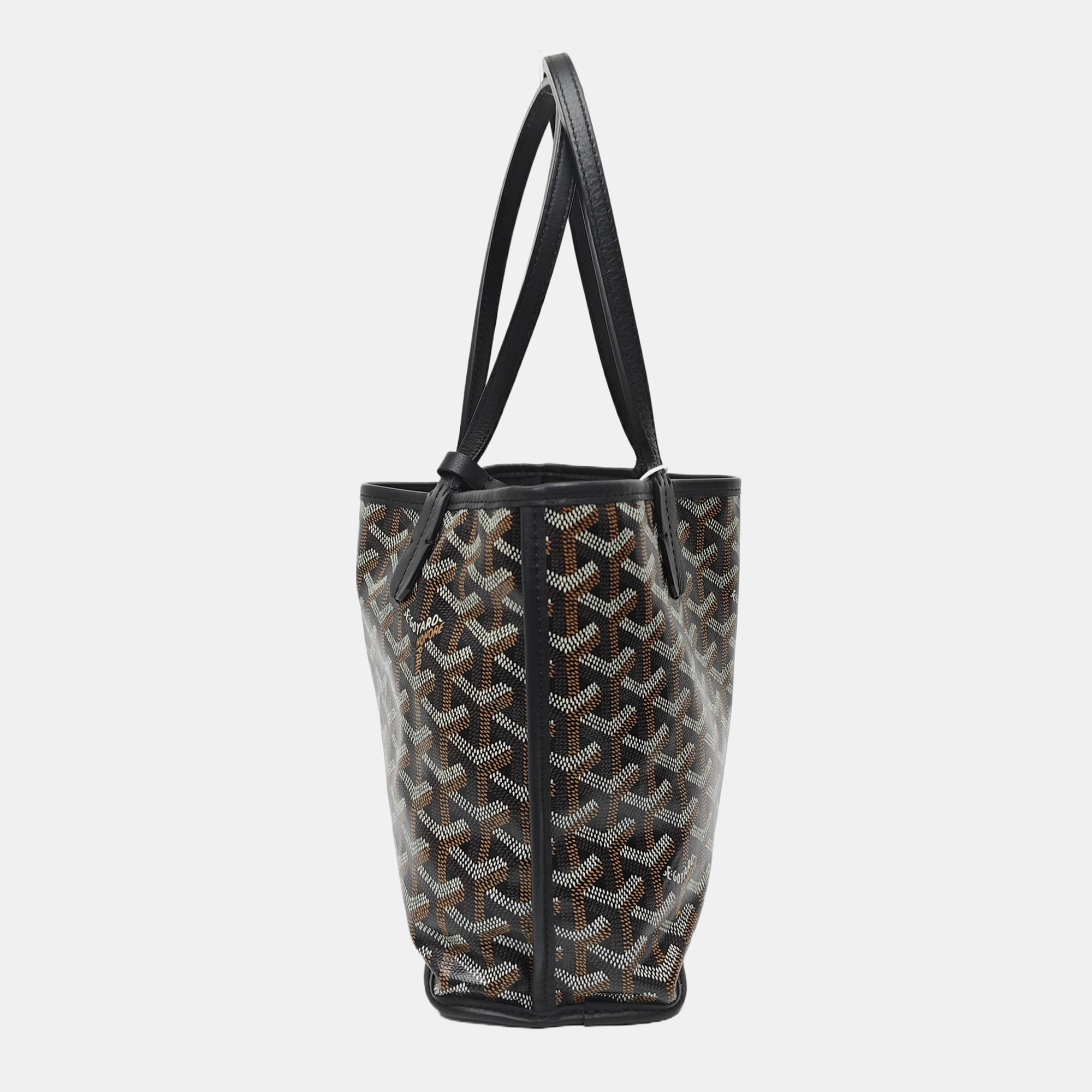 Anjou Mini Coated Canvas Black