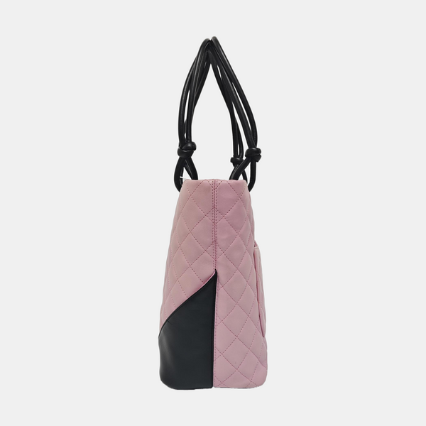 CAMBON Medium Quilted Calfskin Pink