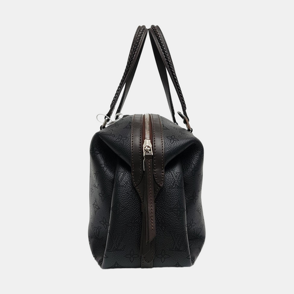 ASTERIA Monogram Calfskin Black
