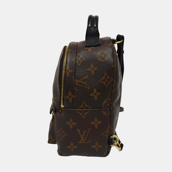 PALM SPRINGS Mini Monogram Coated Canvas Brown