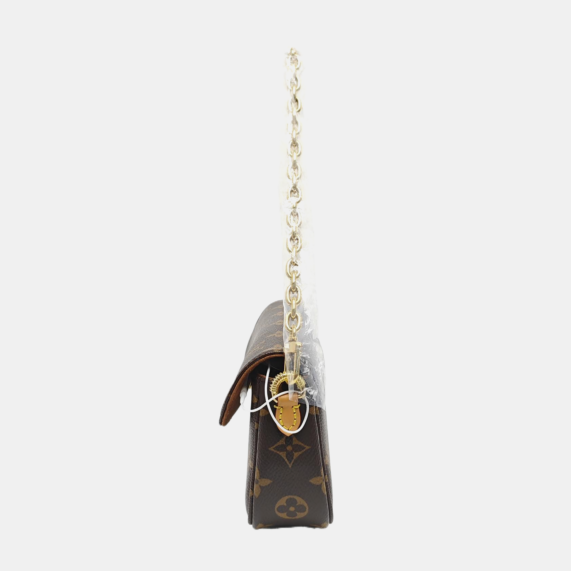 IVY Monogram Coated Canvas Brown