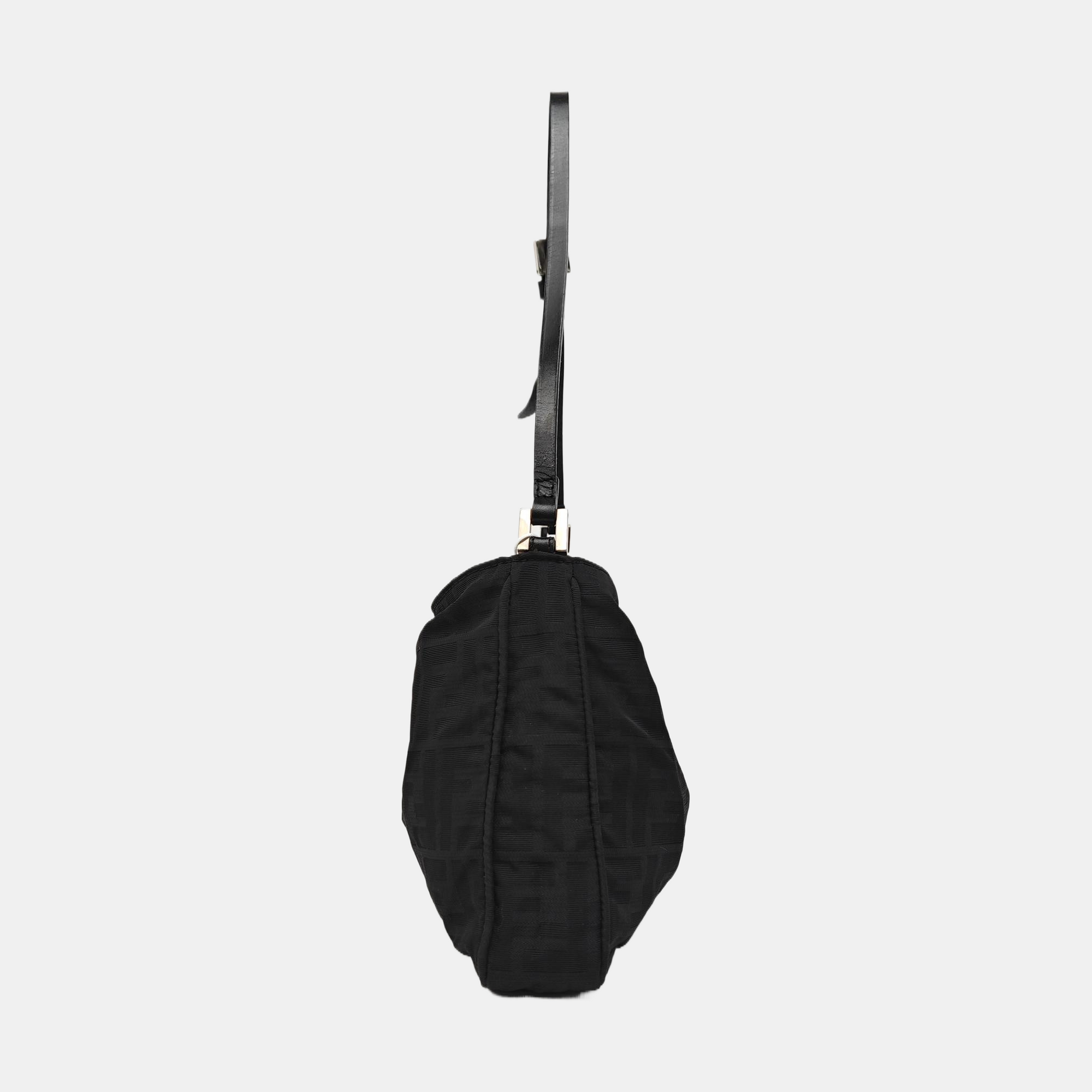 Canvas Top Handle Bag Black