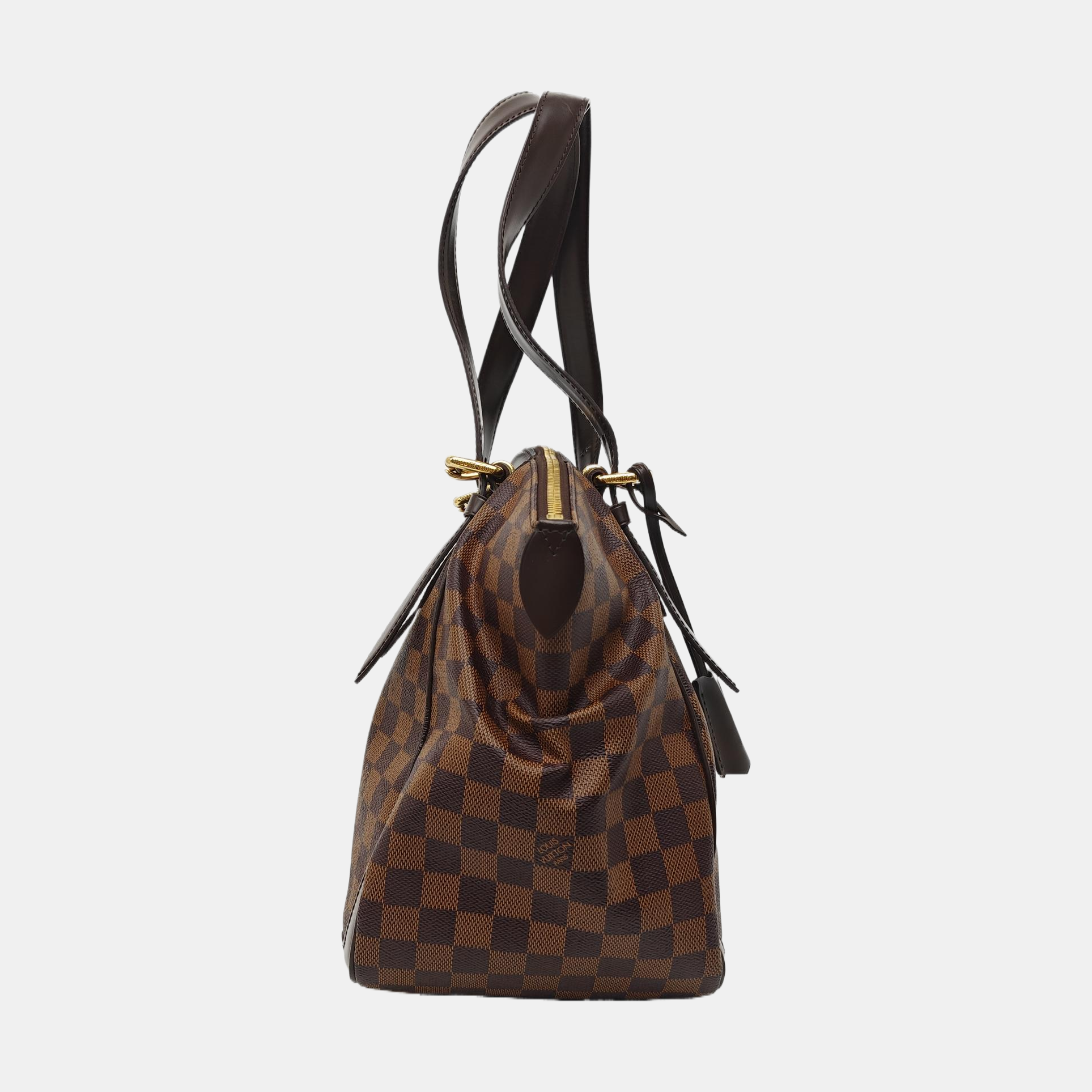 VERONA MM Damier Ebene Coated Canvas Brown