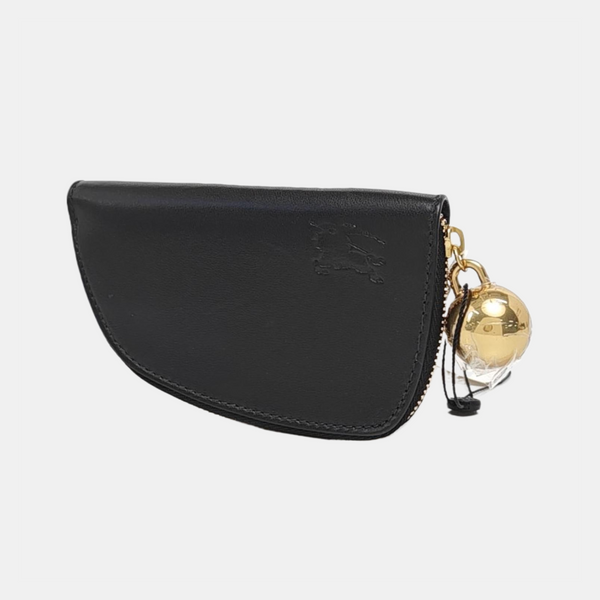 SHIELD Lambskin Black Coin Purse