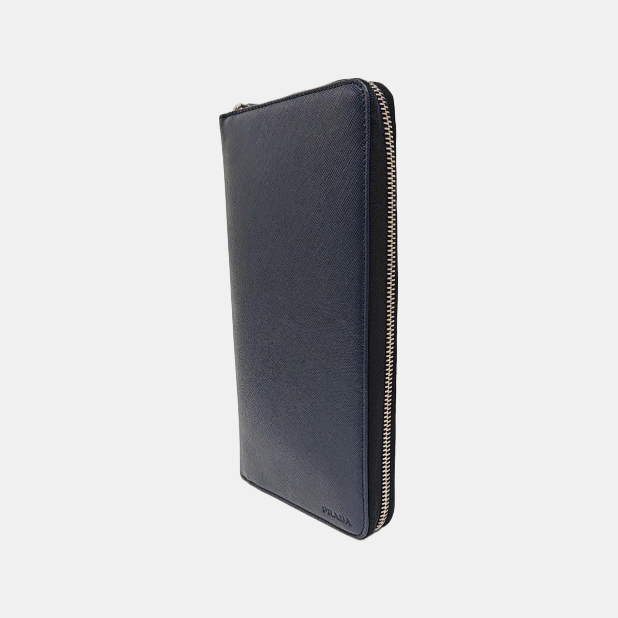 Saffiano Calfskin Clutch Blue