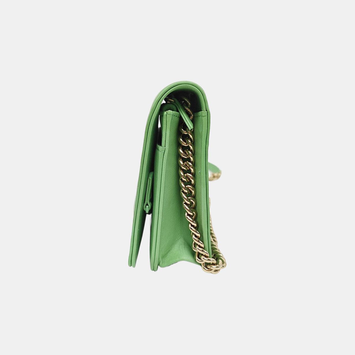 BOY CHANEL WOC Quilted Calfskin Green