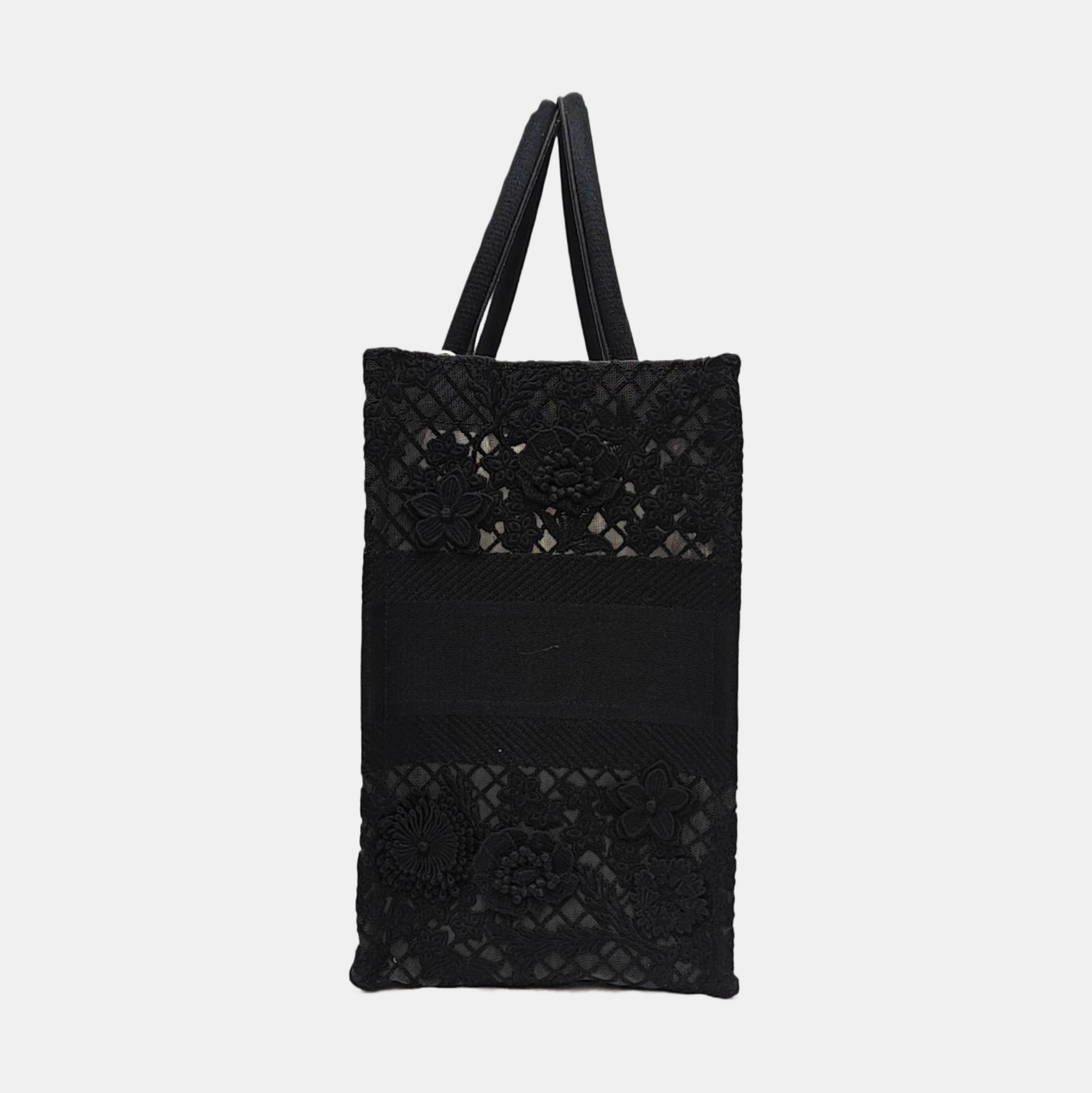 Book Tote Medium Canvas Black
