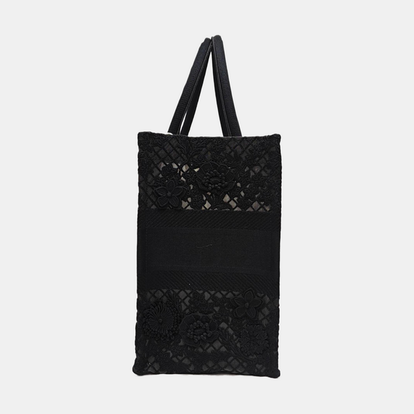 Book Tote Medium Canvas Black