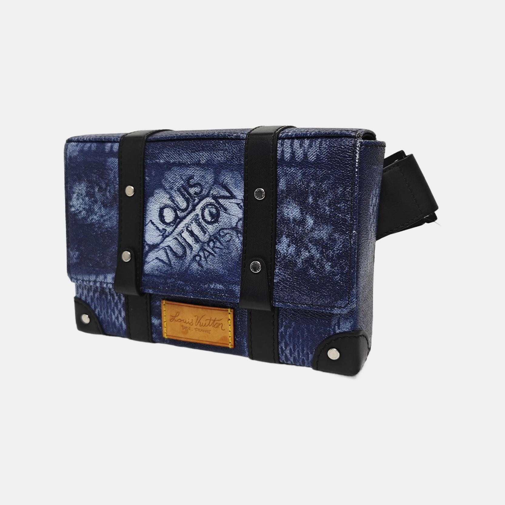 TRUNK Coated Canvas Blue