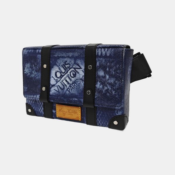 TRUNK Coated Canvas Blue