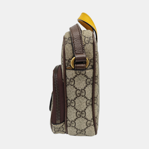 Neo Vintage Mini Monogram Coated Canvas Brown