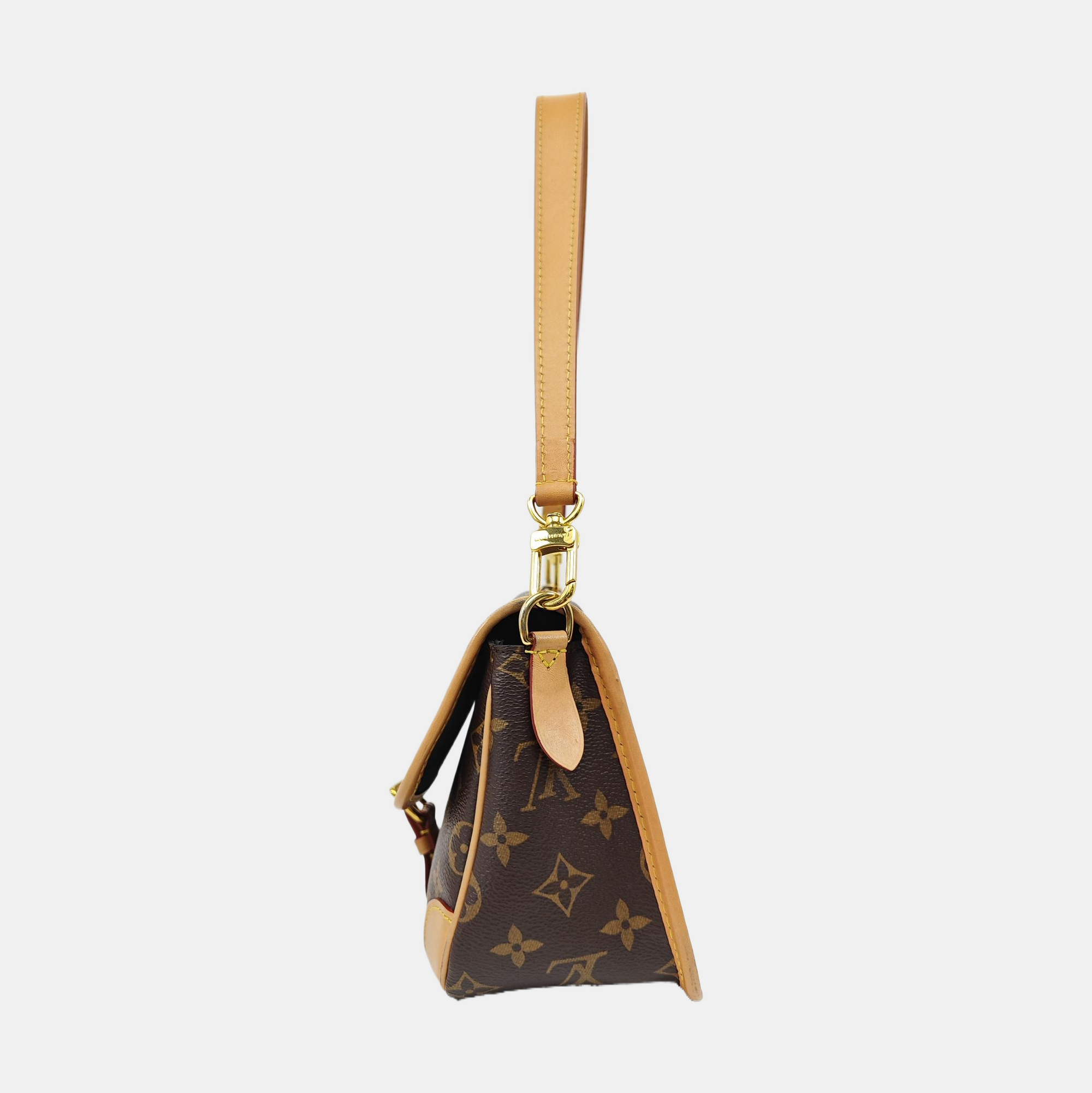 DIANE Monogram Coated Canvas Brown