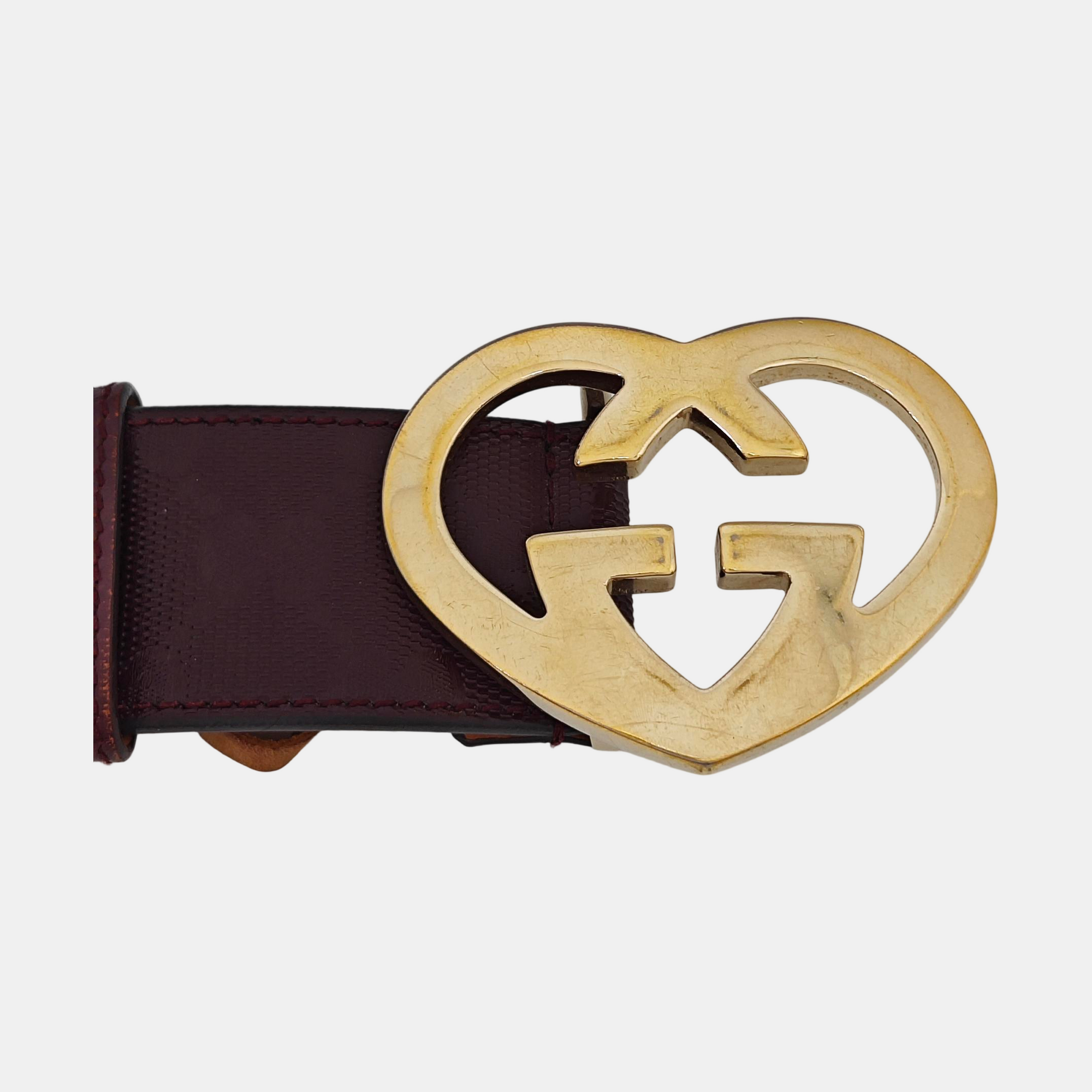 Leather Belt Red