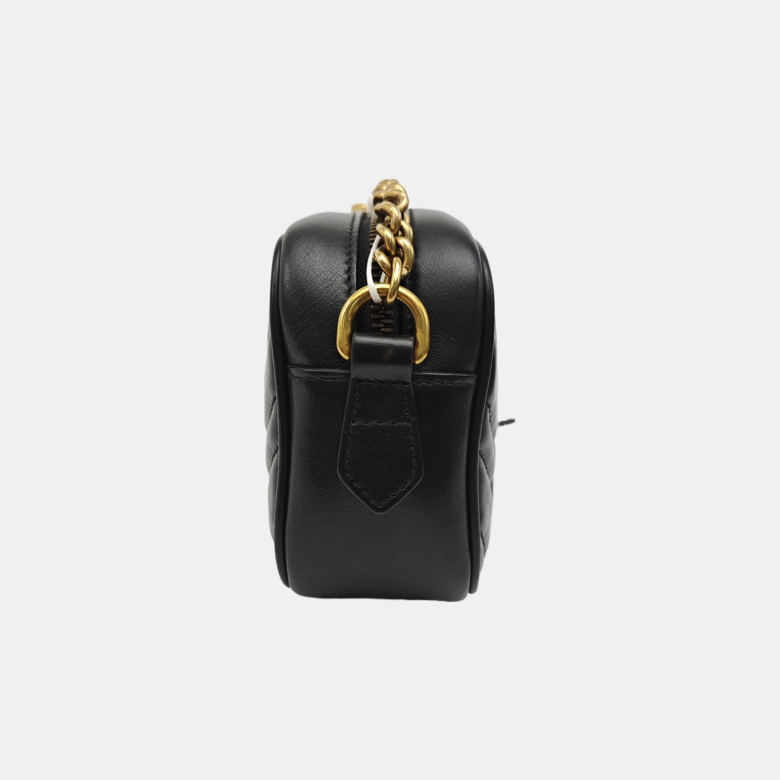 GG Marmont Mini Quilted Calfskin Black