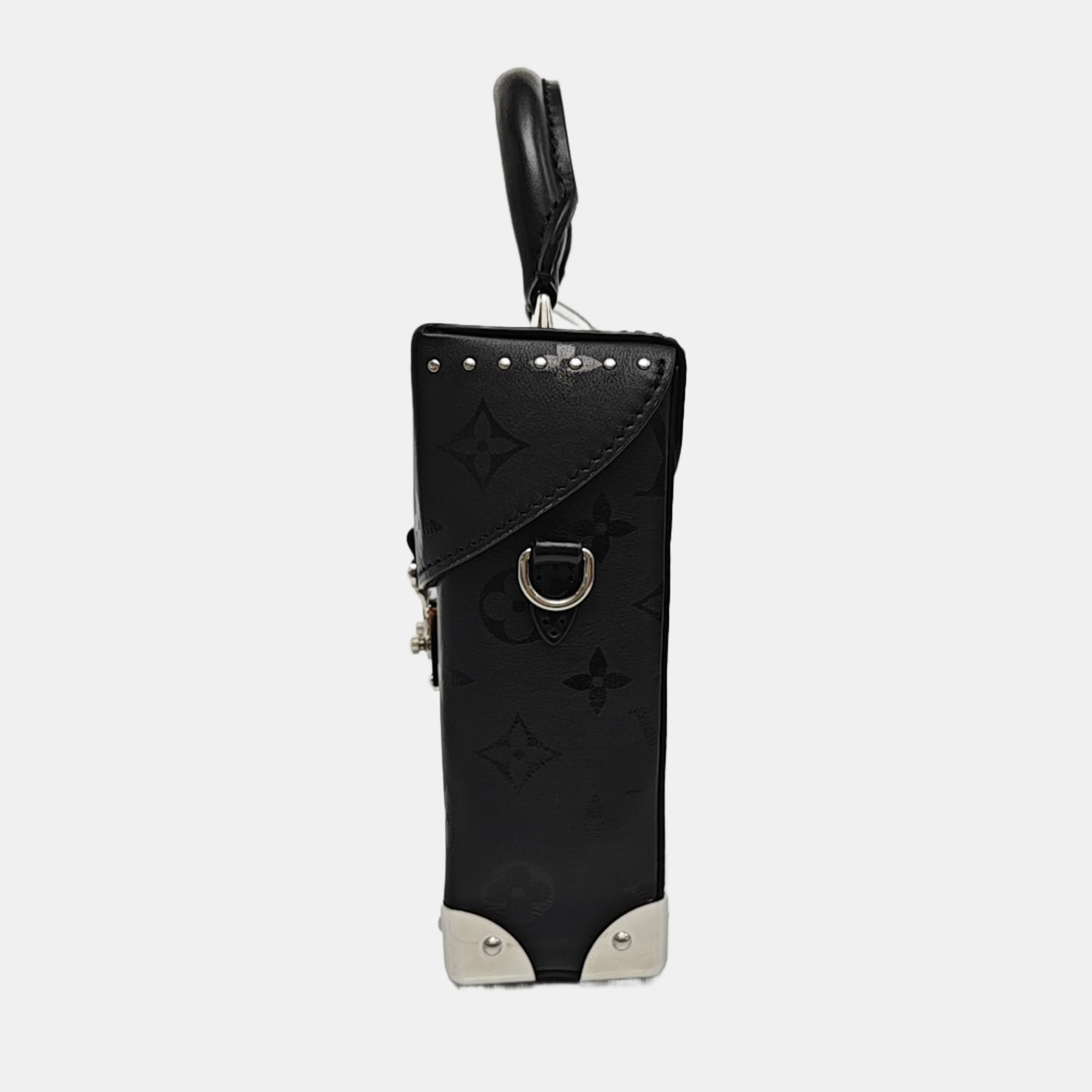 CAMERA BOX Monogram Calfskin Black