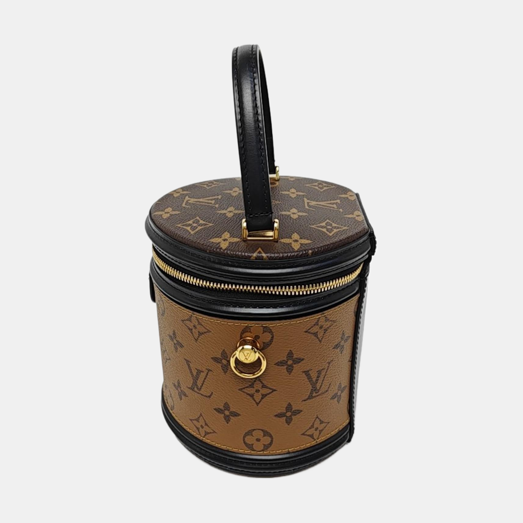 CANNES PM Monogram Coated Canvas Brown