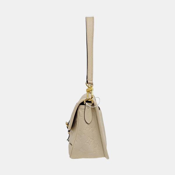 DIANE Monogram Calfskin Beige