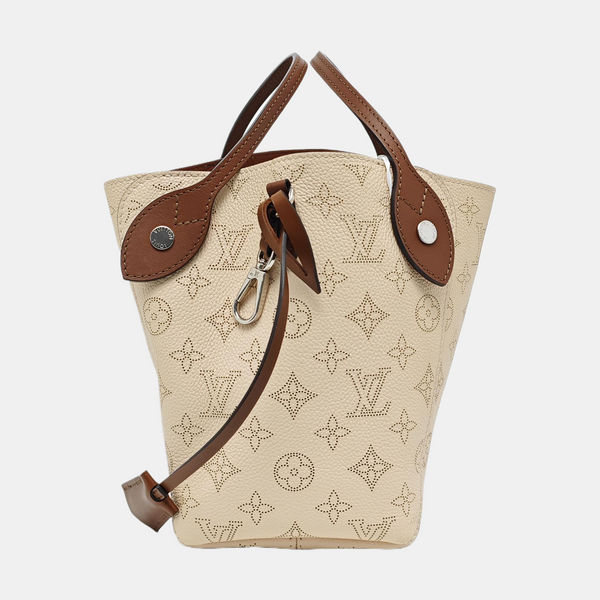 HINA PM Monogram Calfskin Beige