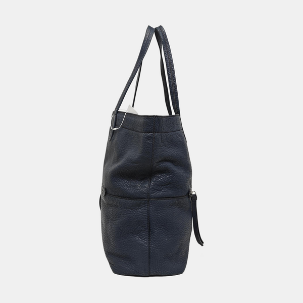 Calfskin Tote Bag Blue