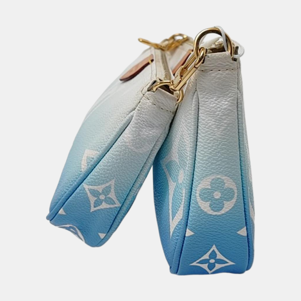 MULTI Monogram Coated Canvas Blue