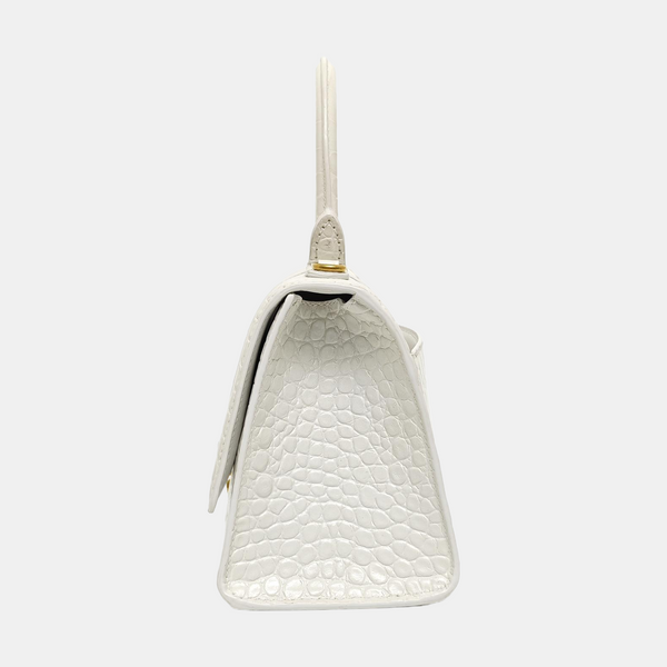 Hourglass S Calfskin White