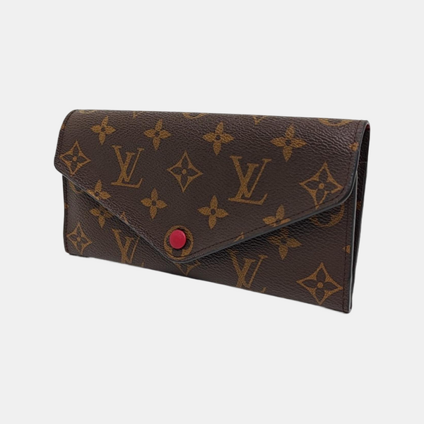 JOSÉPHINE Monogram Coated Canvas Brown Wallet