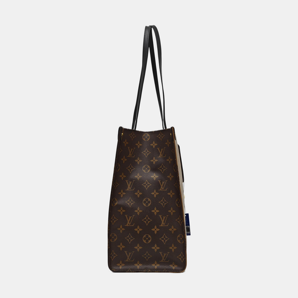 Authenticated pre-owned  ONTHEGO GM Monogram Coated Canvas Brown - Tote Bag at Looply