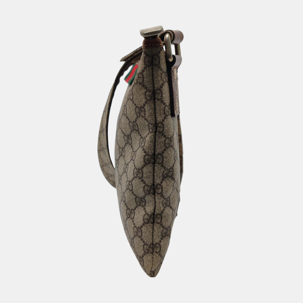 Monogram Coated Canvas Shoulder Bag Brown