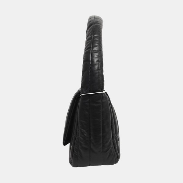 Monaco Small Quilted Calfskin Black