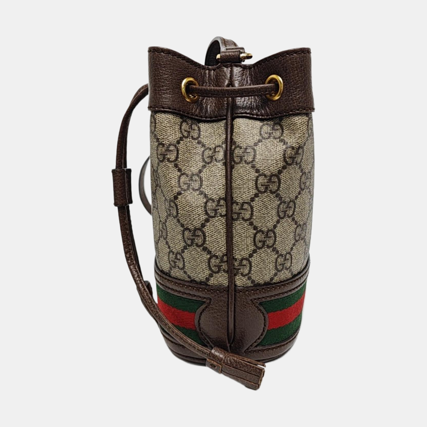 Ophidia Mini Monogram Coated Canvas Beige