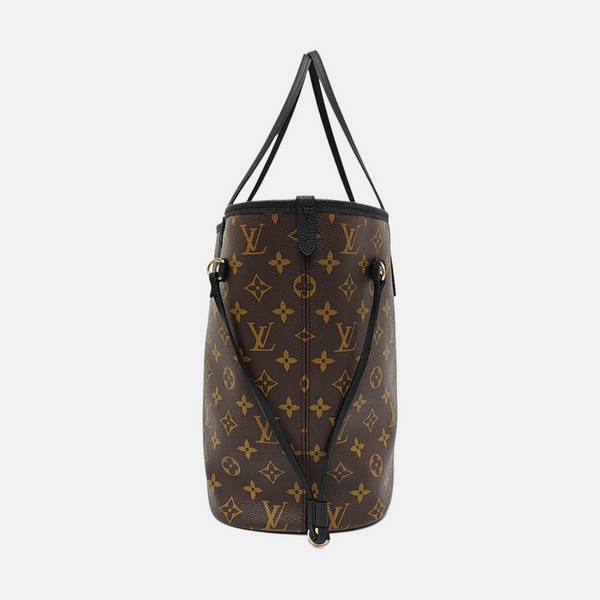 NEVERFULL INSIDE OUT MM Monogram Calfskin Black