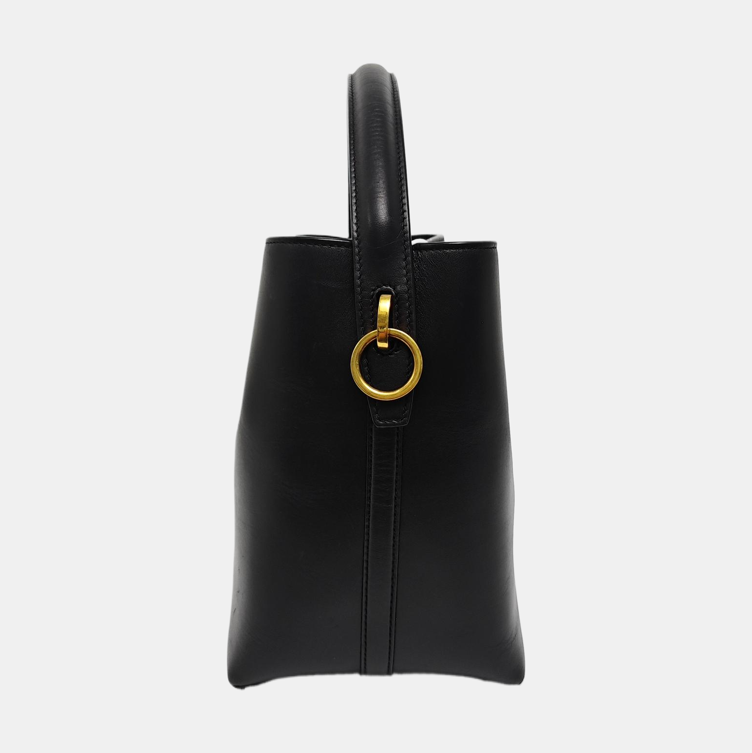 LE 37 Small Calfskin Black