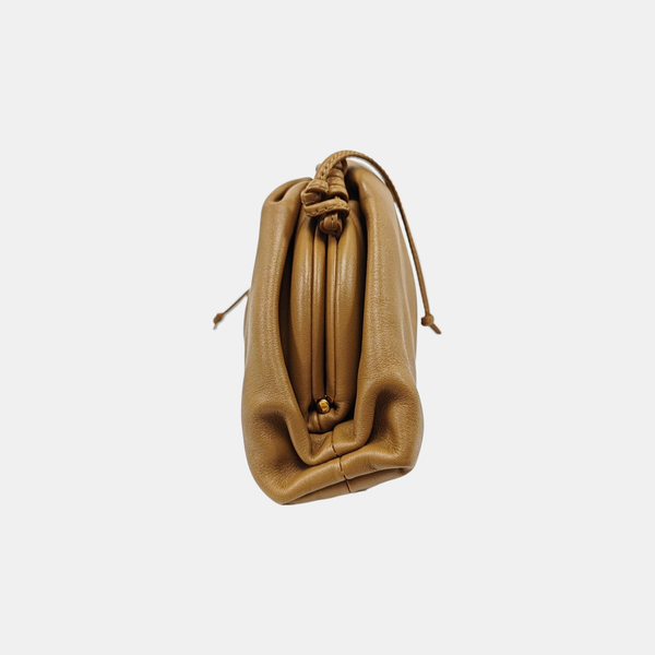 Authenticated pre-owned  The Pouch Mini Calfskin Brown - Shoulder Bag at Looply