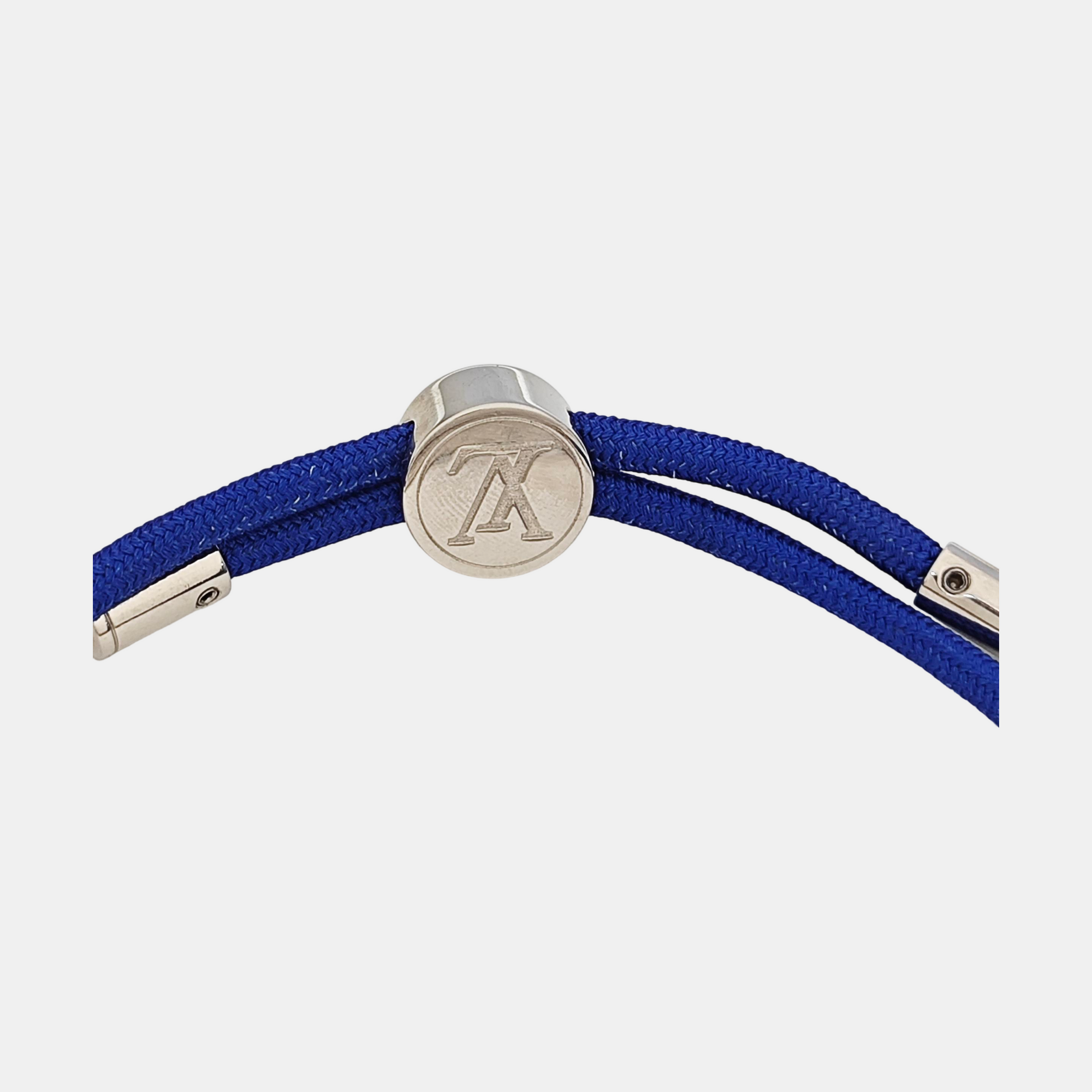 SPACE LV Fabric Blue Bracelet